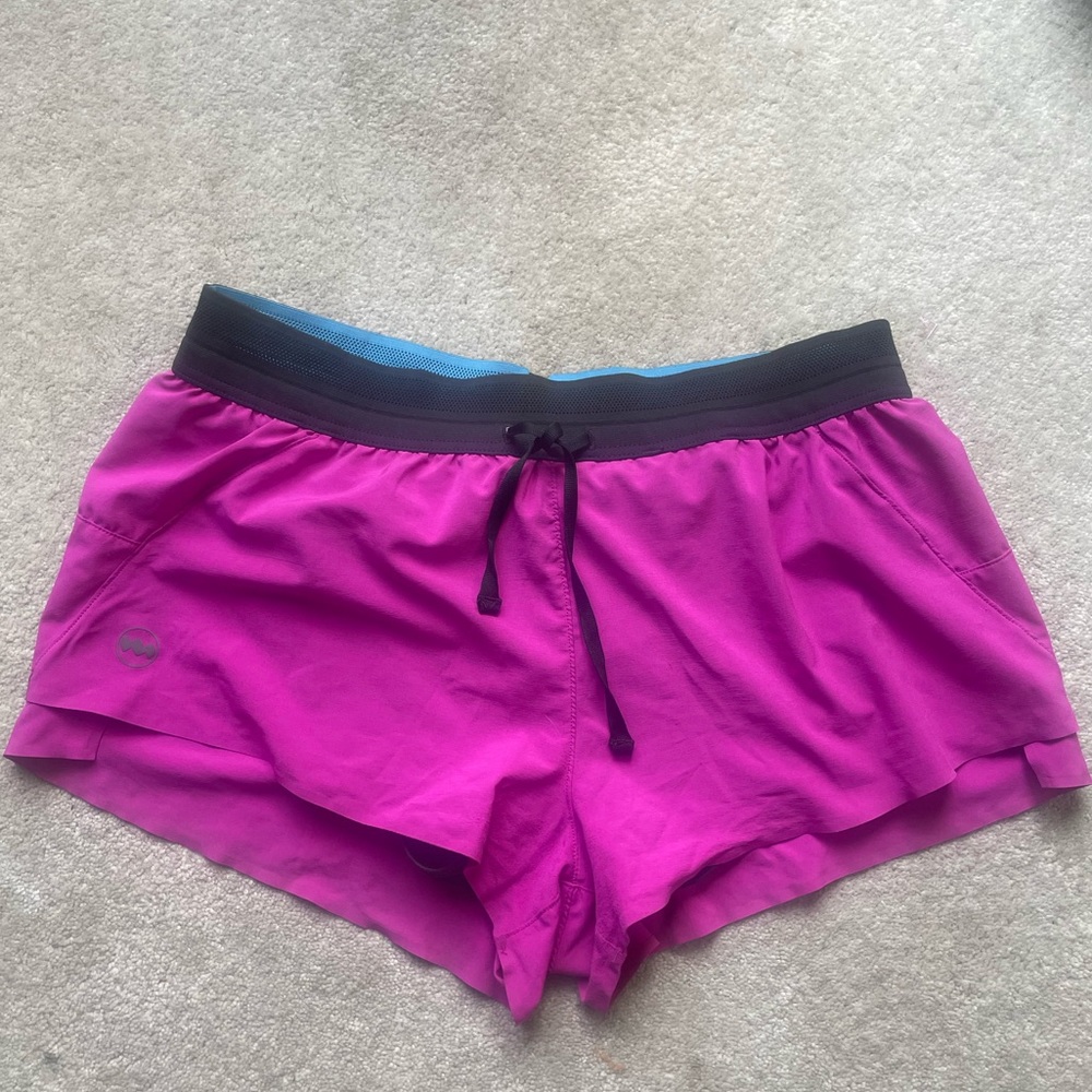 Janji AFO Middle Short in Pink Orchid, sz small